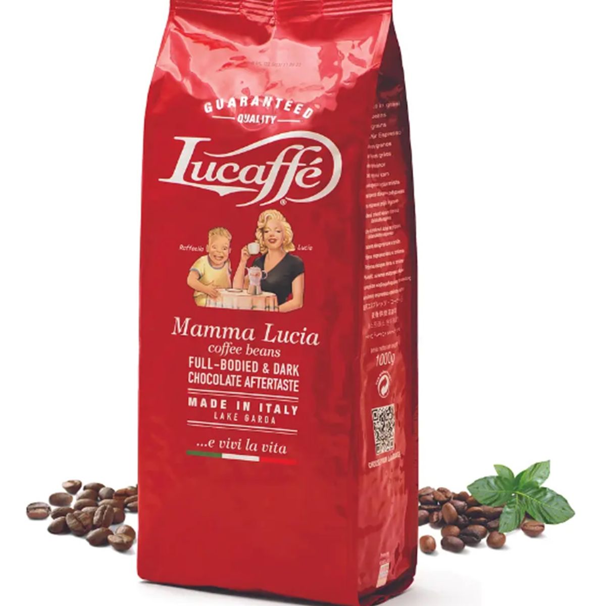 LUCAFFE - Café Italiano Lucaffe Grano Mamma Lucia 1 Kilo