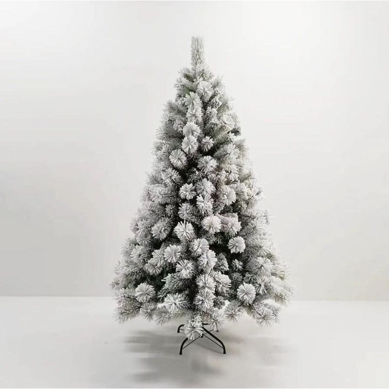 GENERICO - Árbol De Navidad Nevado 210cm Frondoso Árbol Artificial