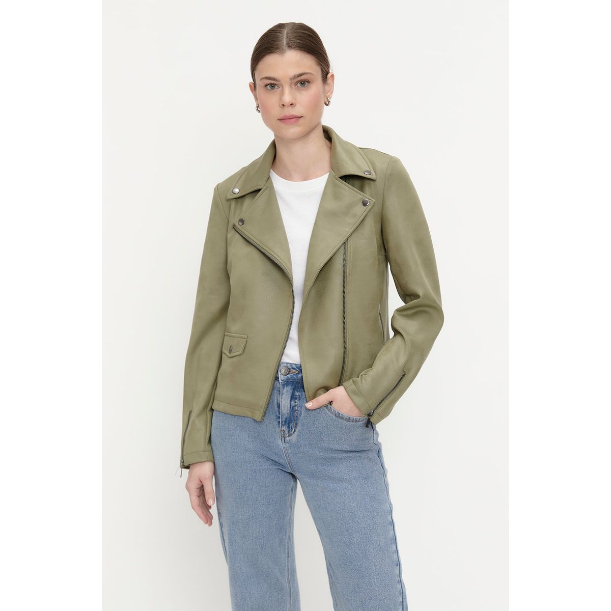 ASH - Chaqueta Verde Musgo Mujer Ash