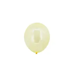 GENERICO - Globos De Látex Amarillo Fluorescente 10pcs 21CM