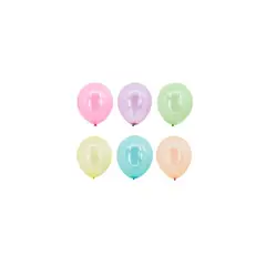 GENERICO - Globos De Látex Colores Surtidos Fluorescente 6pcs 30cm