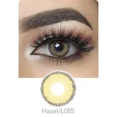 FRESHGO - Lentes de contacto Premium Hazel más estuche