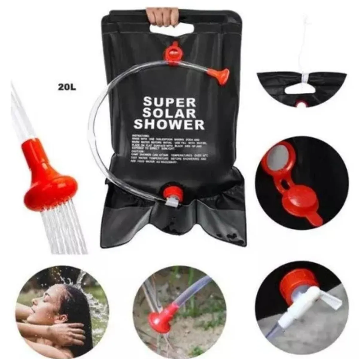 GENERICO - Ducha Solar Portatil 20litros Camping