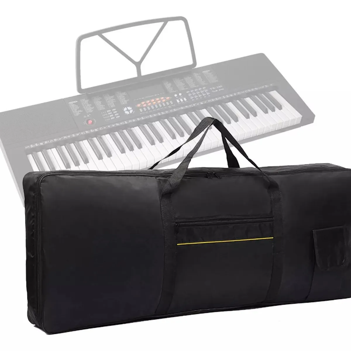 KUANGYE - Funda Teclado 61 Teclas Music Impermeable