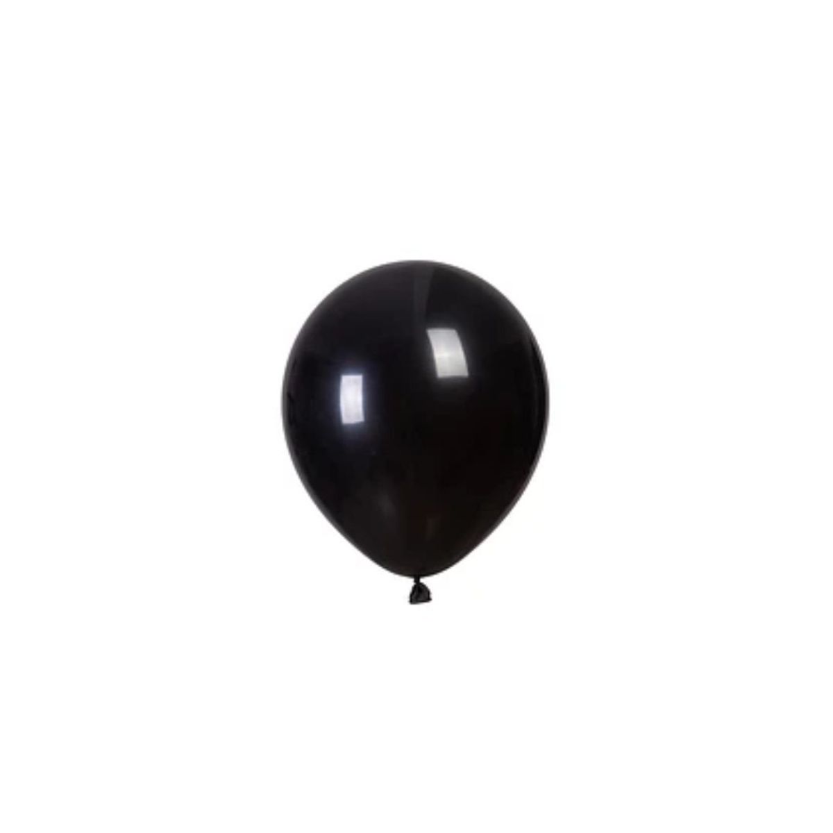 GENERICO - Globos De Látex Negro Mate 25pcs 23cm