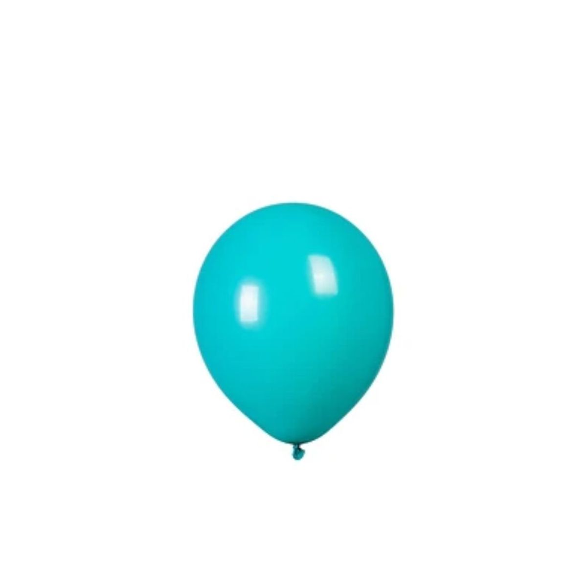 GENERICO - Globos De Látex Turquesa Mate 25pcs 23cm