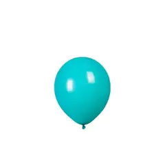 GENERICO - Globos De Látex Turquesa Mate 25pcs 23cm
