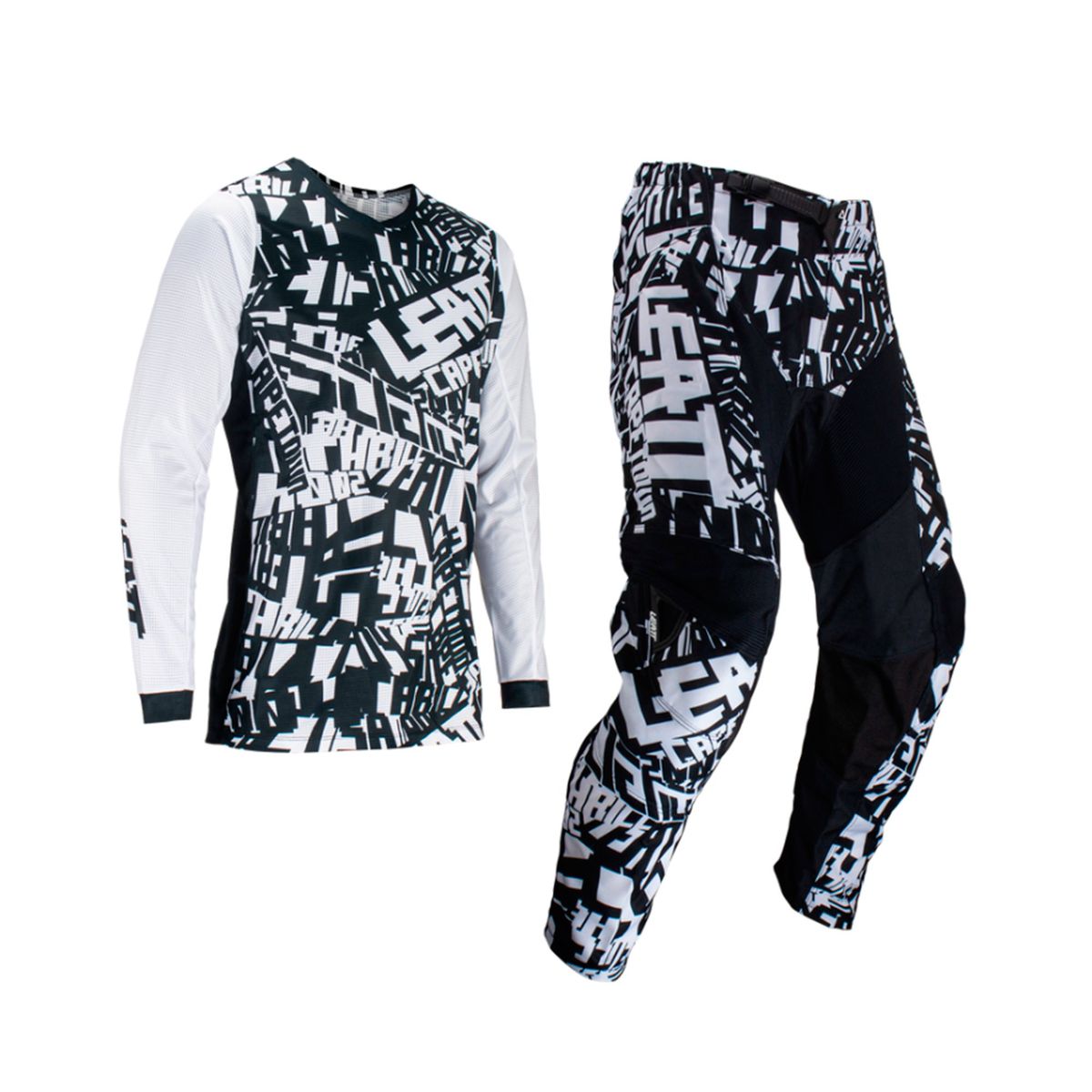 LEATT - Kit Leatt Moto 3.5 Jersey Con Pantalón Blanco