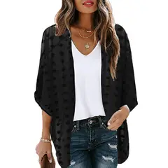MOSS ROSE - Cover up de mujer ropa de playa con estampado bohemio