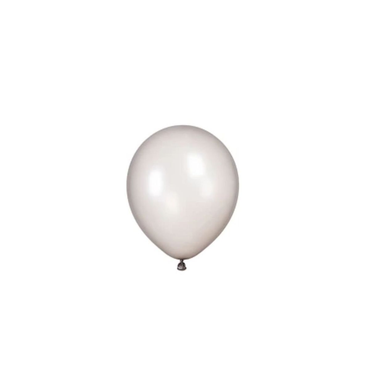 GENERICO - Globos De Látex Plateado 50pcs 23cm