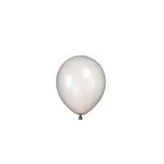 GENERICO - Globos De Látex Plateado 50pcs 23cm