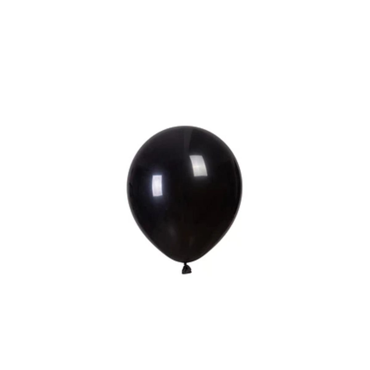 GENERICO - Globos De Látex Negro Mate 50pcs 23cm