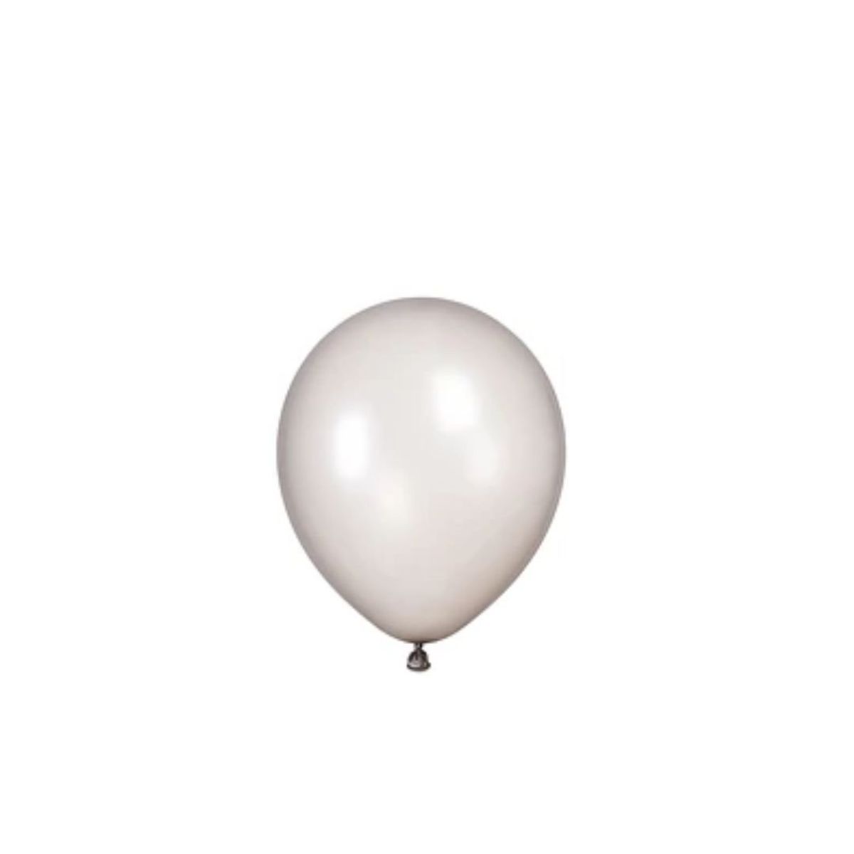 GENERICO - Globos De Látex Plateado 25pcs 23cm