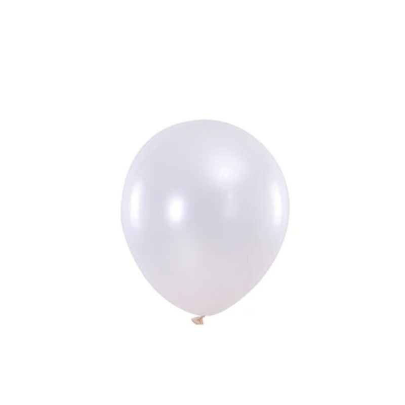 GENERICO - Globos De Látex Perlado Blanco 30pcs 25cm