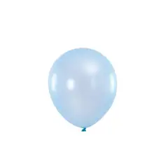 GENERICO - Globos De Látex Perlado Azul Claro 30pcs 25cm