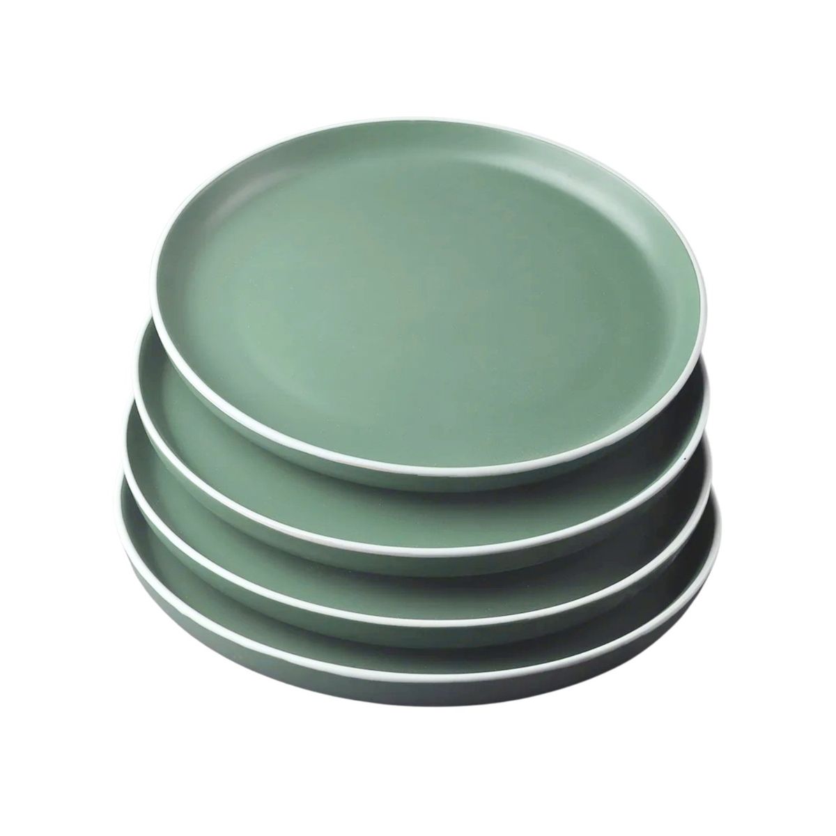 GENERICO - Set de 3 Platos de Cerámica - 21 cm