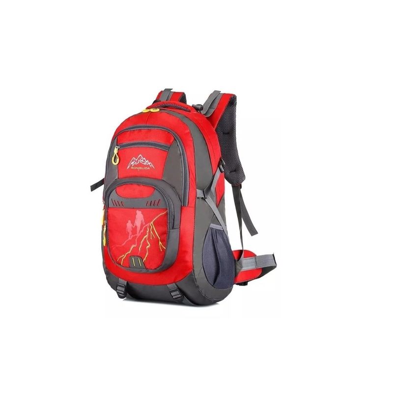 GENERICO - Mochila Trekking Camping 50 Litros Impermeable Colores Mix