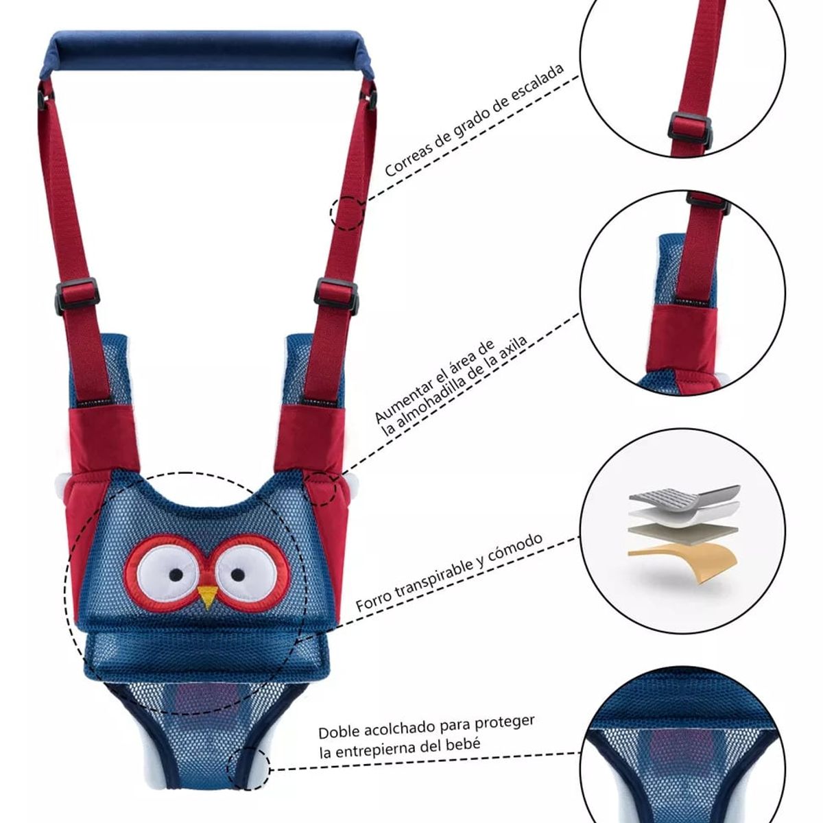 GENERICO - Arnés aprender a caminar para bebe 6-36 meses