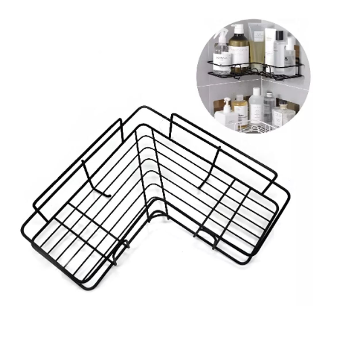 GENERICO - Esquinero De Ducha Multiuso Organizador Baño Repisa Shampoo