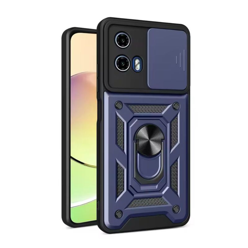 GENERICO - Carcasa Funda Anti golpe Para Motorola G24 Power - Azul