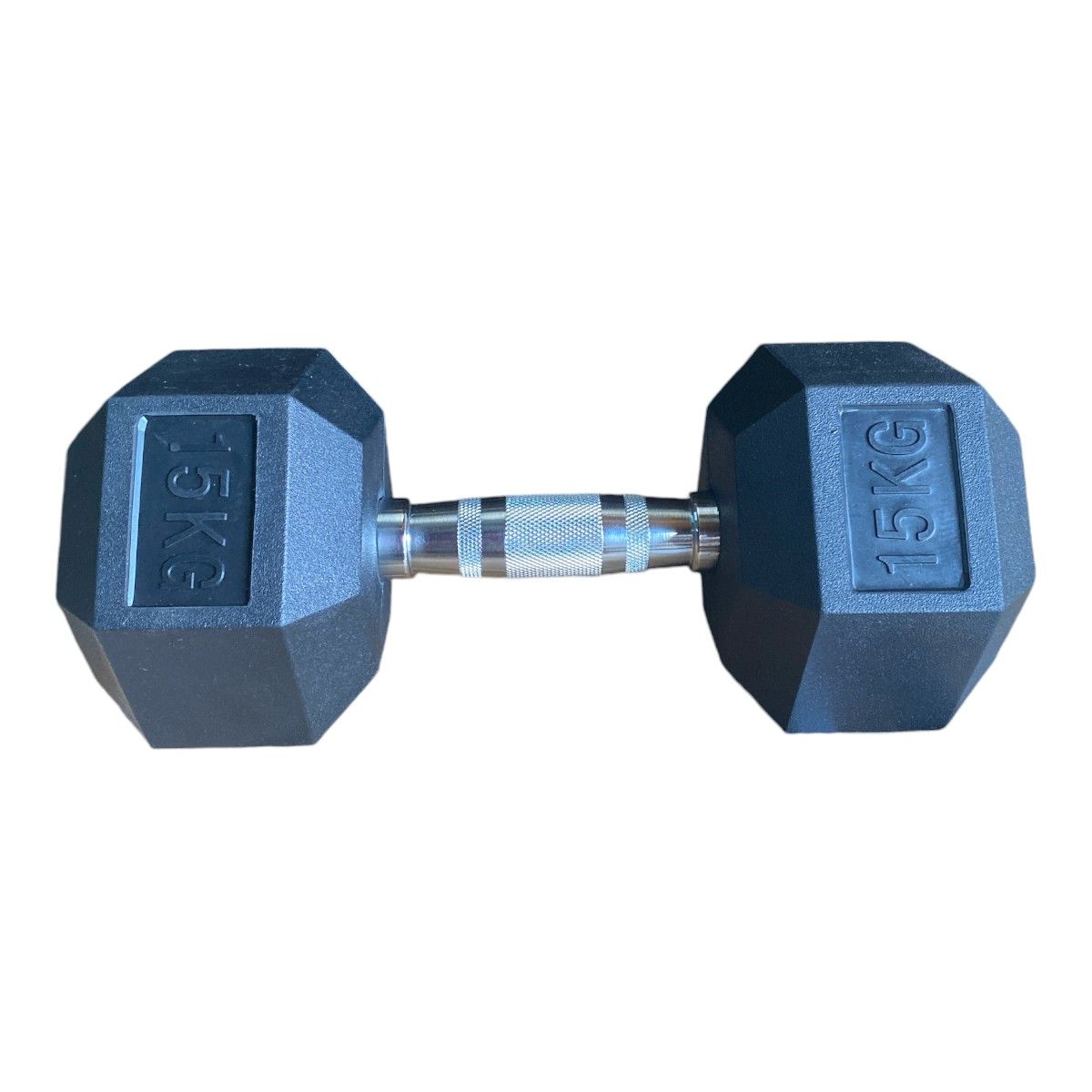 GYMHOME - Mancuerna Hexagonal Recubierta Gymhome 15 kg (unidad)