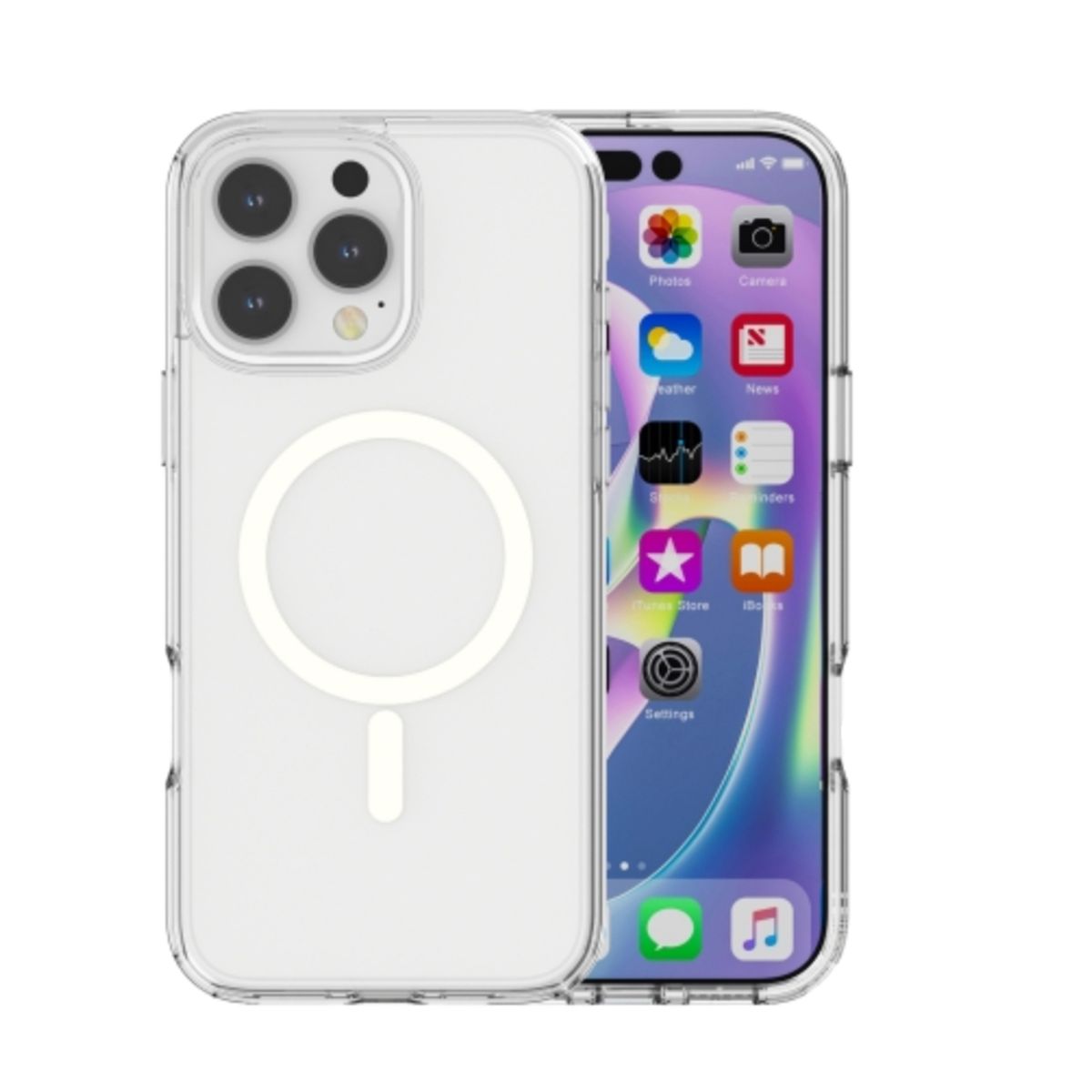 JOIGO - Carcasa Trans Compatible Con Magsafe Para iPhone 16 Pro Max