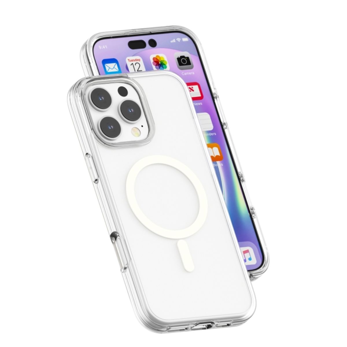 JOIGO - Carcasa Trans Compatible Con Magsafe Para iPhone 16 Pro Max