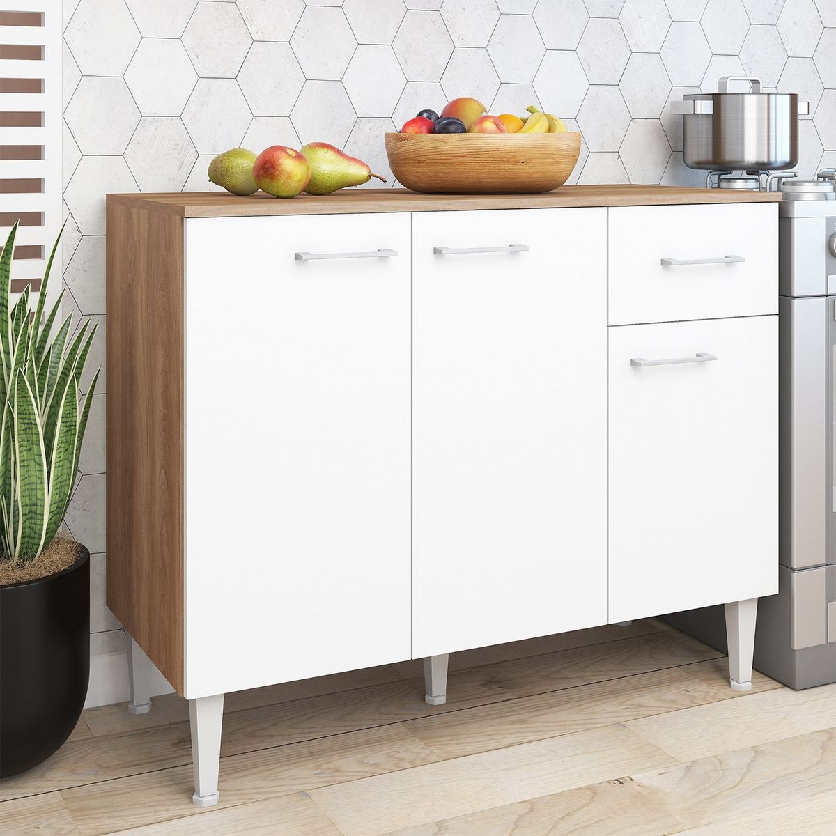 VEKKAHOME - MUEBLE BASE EVANDRO 105 CM