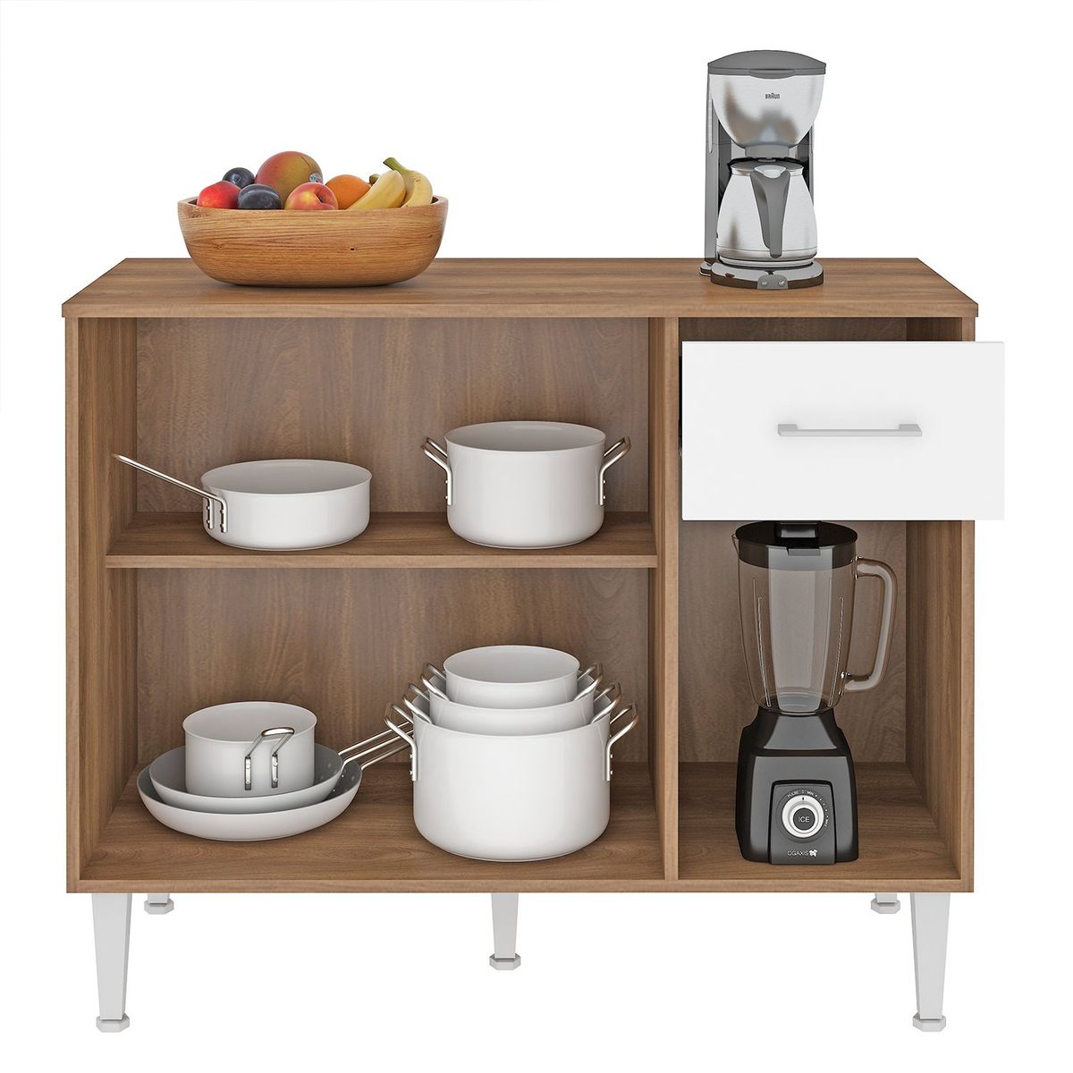 VEKKAHOME - MUEBLE BASE EVANDRO 105 CM