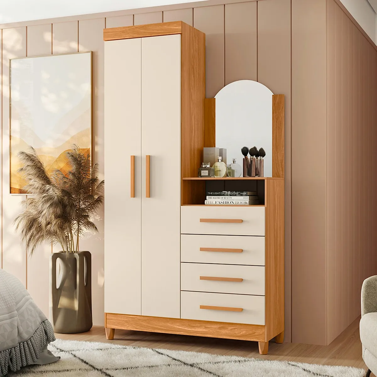 VEKKAHOME - COMODA CAPRI 2P+4C