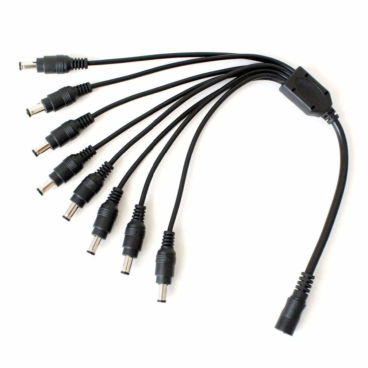 DM - Pulpo 1 Dc Hembra a 8 Dc Macho splitter cctv