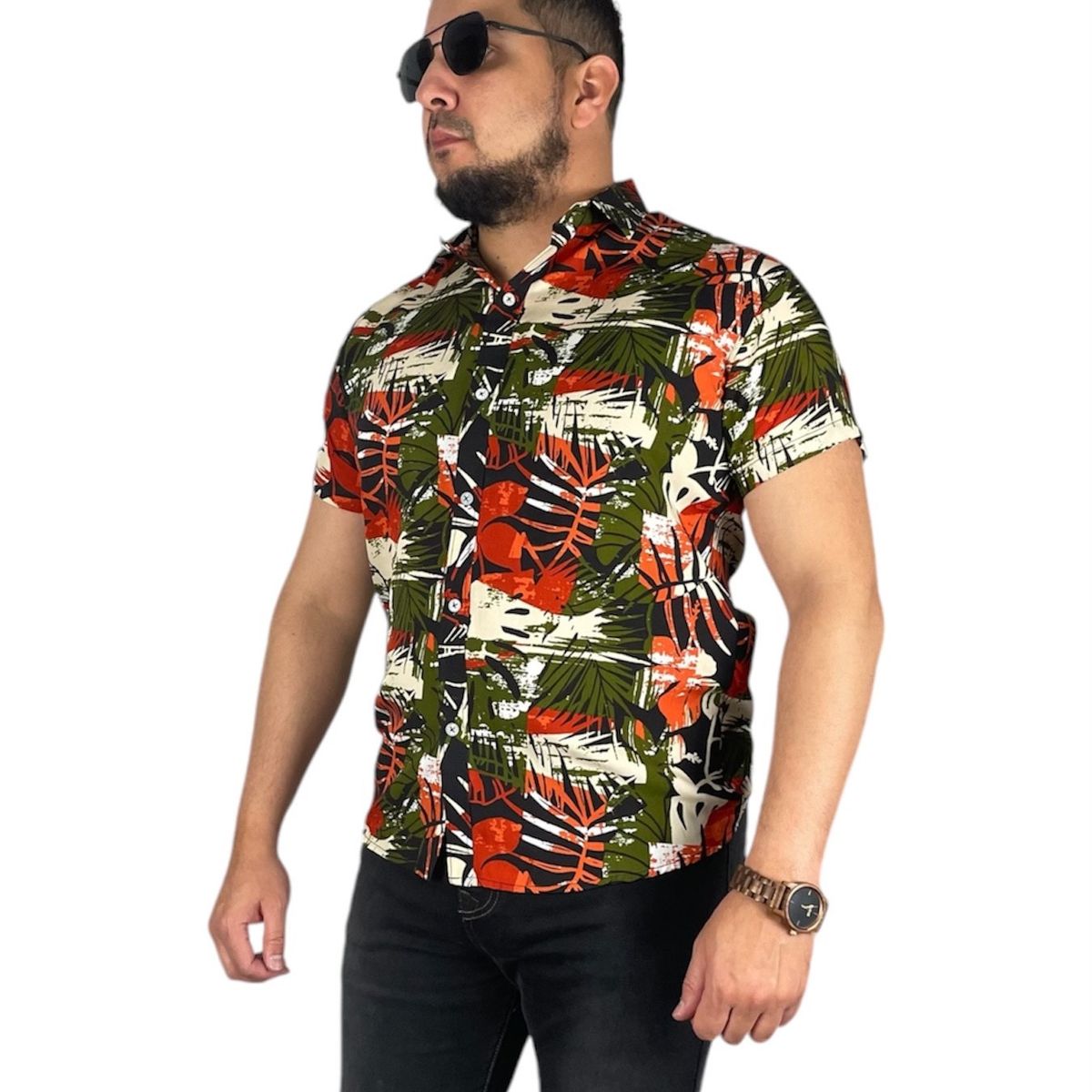 GENERICO - Camisa Guayabera De Hombre Verano