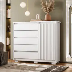 VEKKAHOME - COMODA ZAPATERA DUETO LIGHT 1P+5C