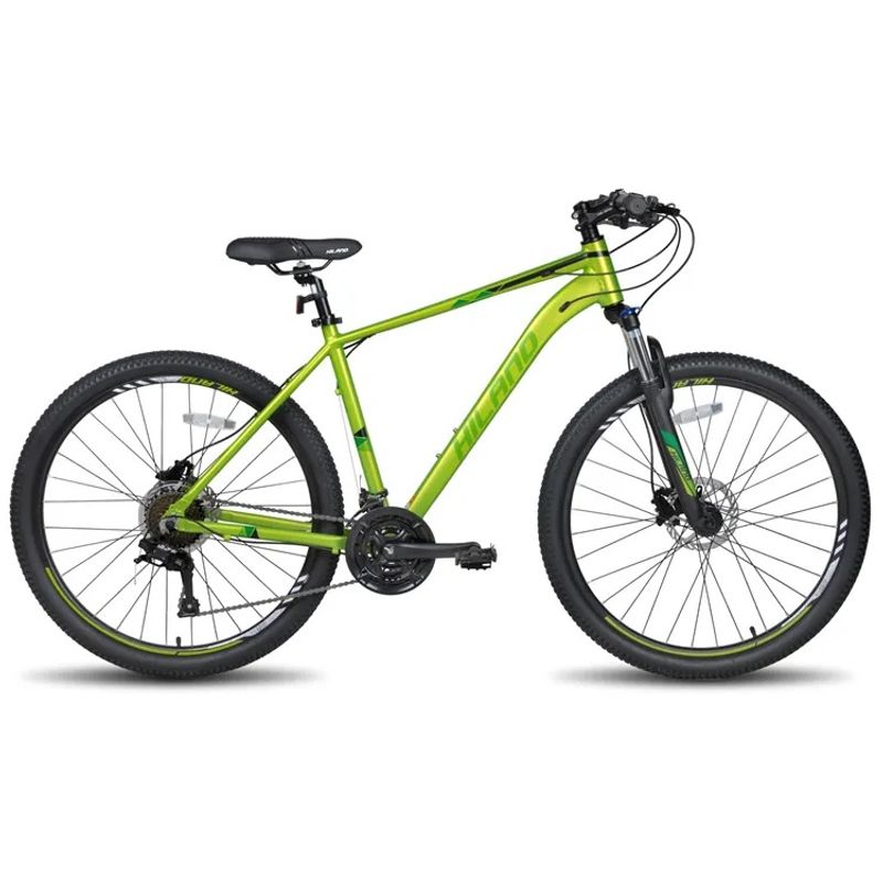 HILAND - Bicicleta Mtb HILAND Aro 27,5 Freno Hidráulico Verde + funda gratis