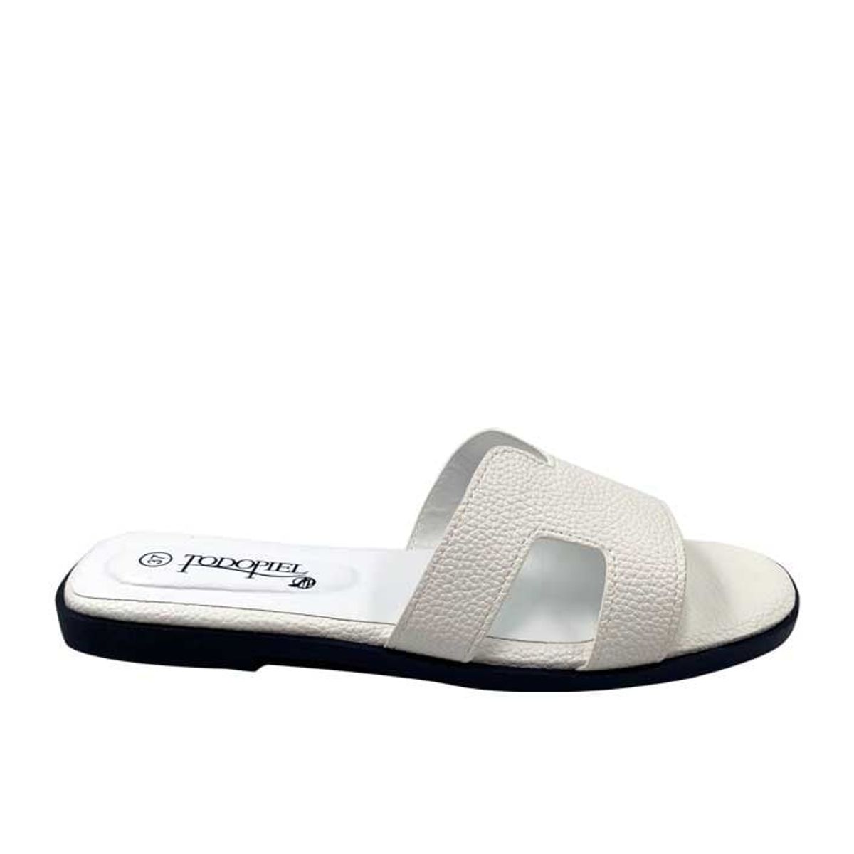TODOPIEL - Sandalia Mujer Blanco Todopiel