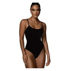 GARSIL - Body Casual Con Tirantes Para Mujer - Tela Acanalada