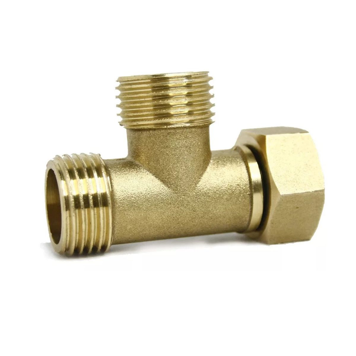 GENERICO - Conector Tipo T Macho Hembra Rosca 12 He He Hi Derivación