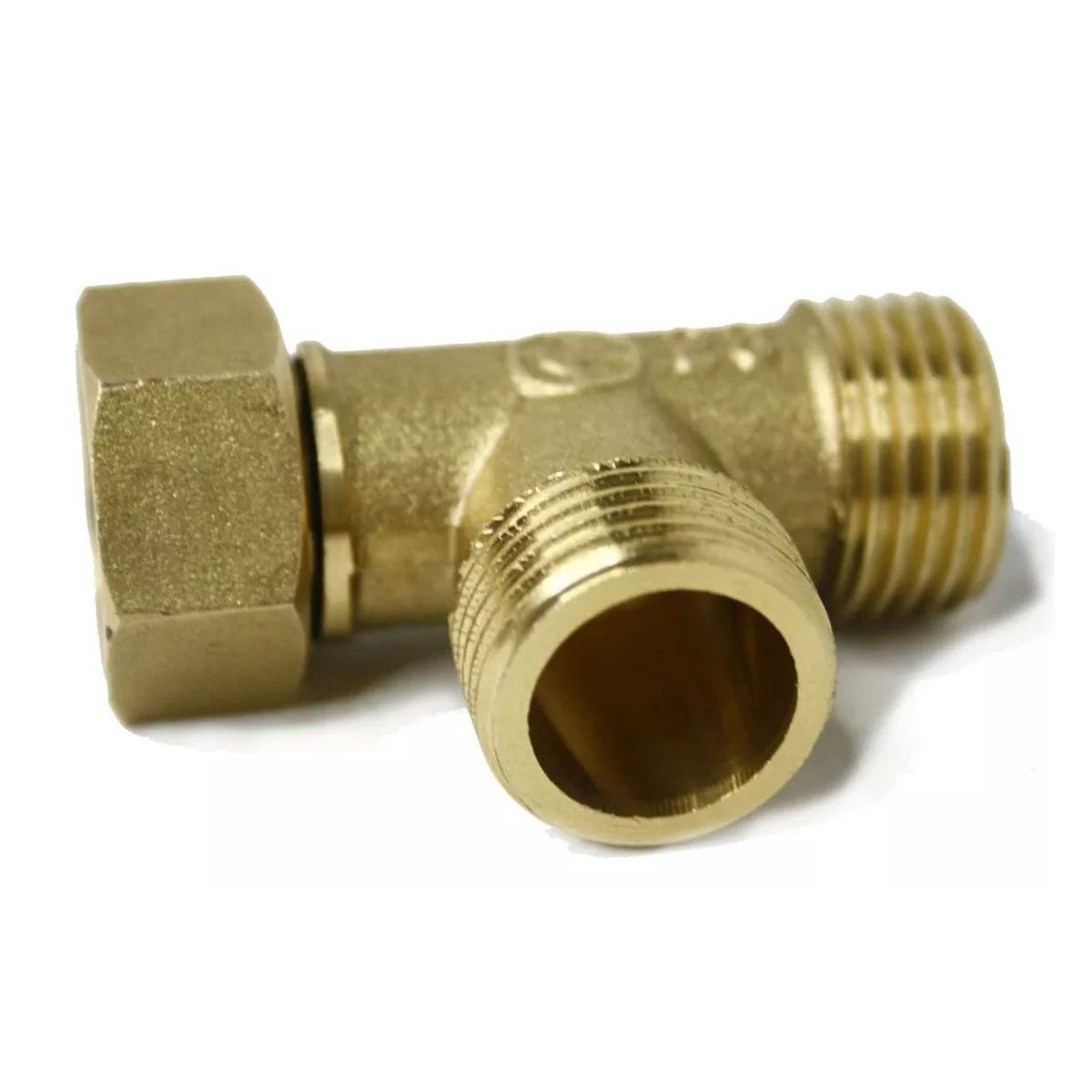 GENERICO - Conector Tipo T Macho Hembra Rosca 12 He He Hi Derivación