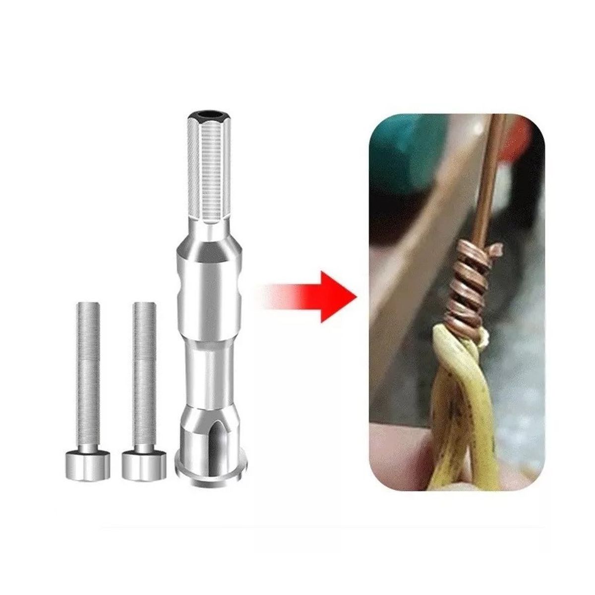 GENERICO - Herramienta Pelador Trenzador De Cables Taladro  Manual