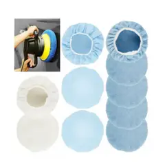 GENERICO - Kit De Almohadillas Para Pulido Orbital 9-10 PuLG 10 Piezas