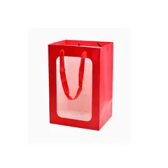 GENERICO - Bolsa de Regalo Roja 35x25x18cm