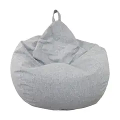 JOYTEK - Puff Pera talla XL 120x80 GRIS CLARO