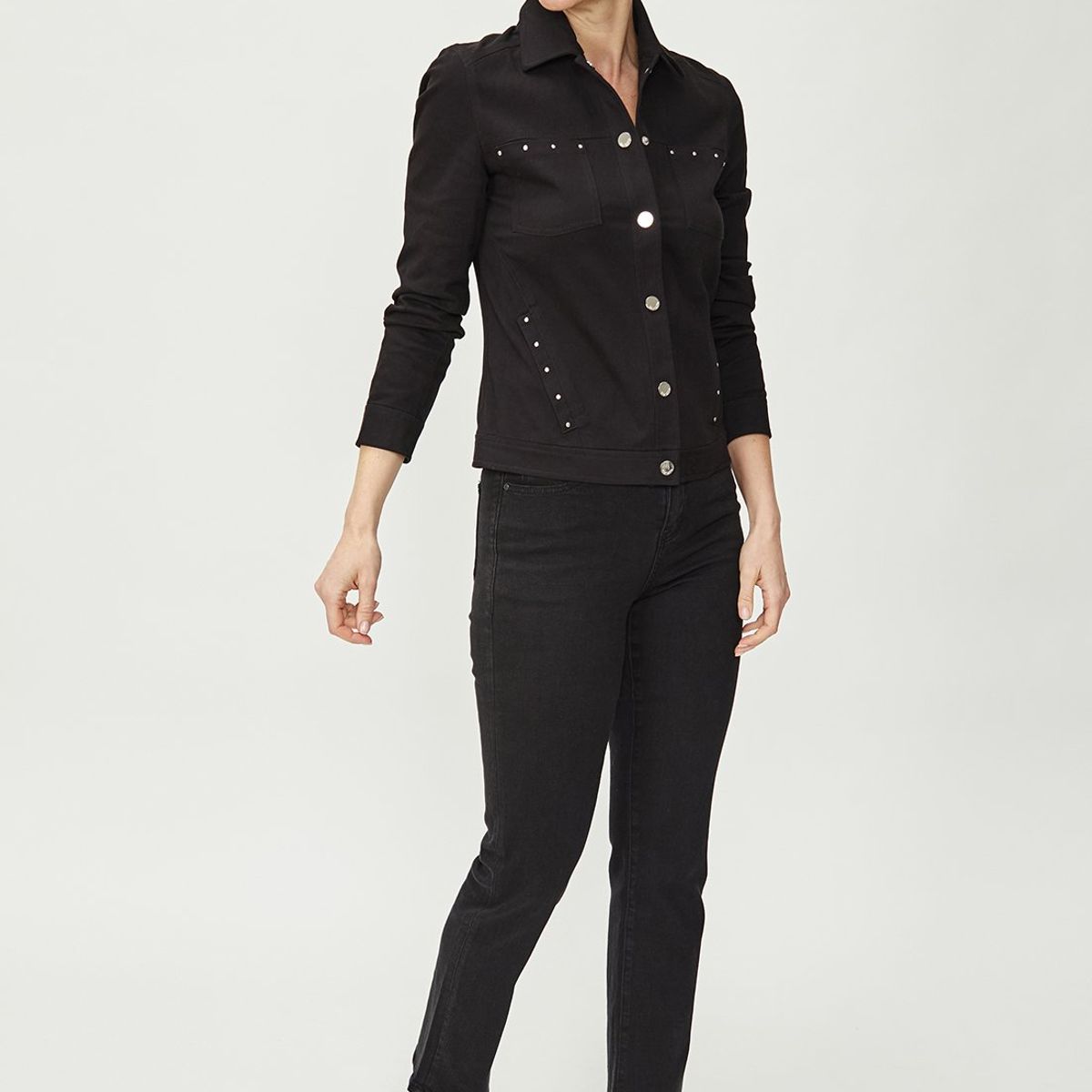 MA GRIFFE - Chaqueta Negro Mujer Magriffe