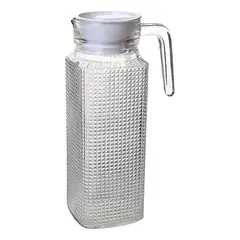 GENERICO - Jarra De Vidrio Agua Jarra De Jugo Jarra Con Tapa Vintage