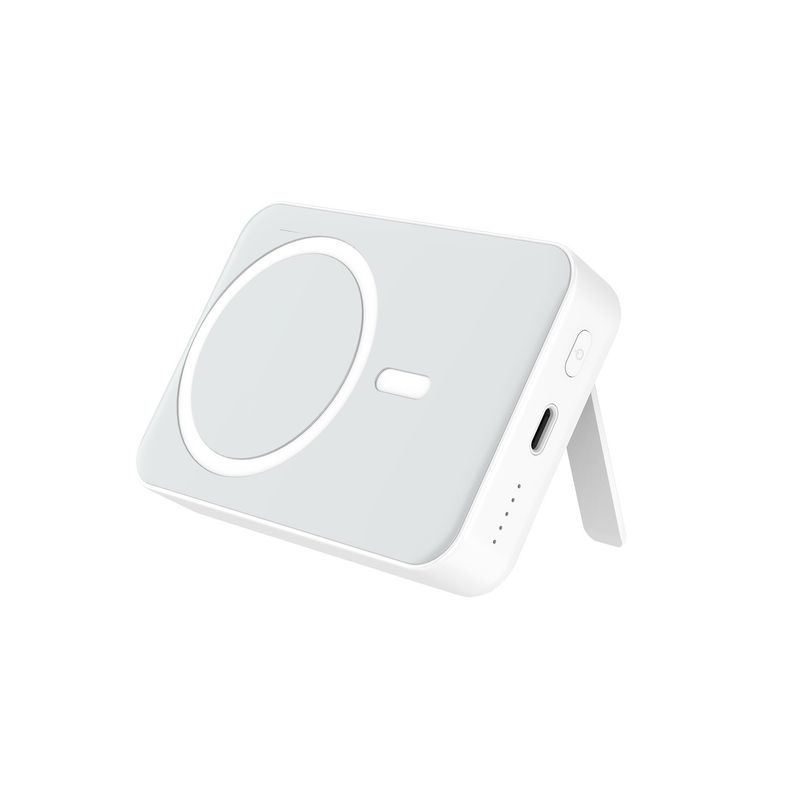 GENERICO - Power Bank Marca Vidvie Pb783 Blanco Con Carga Inalambrica