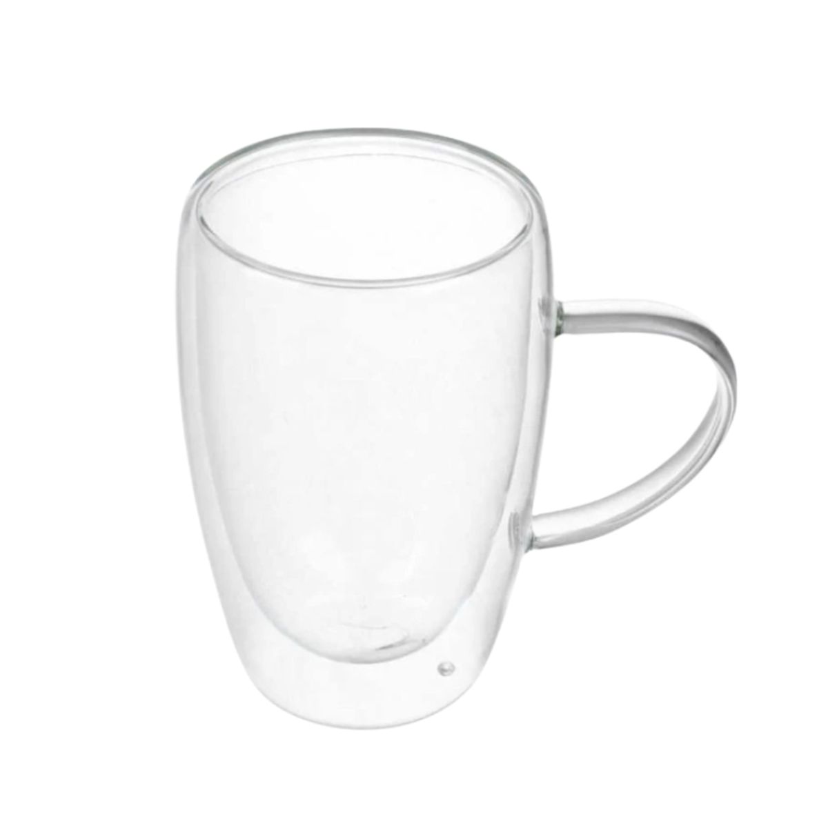 GENERICO - Taza de Doble Cubierta de Vidrio 350 ml