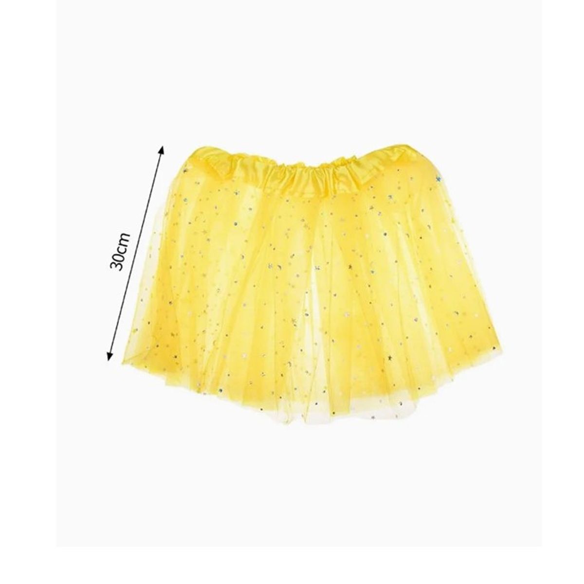 GENERICO - Tutu Color Amarillo 30cm