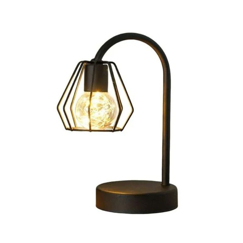 GENERICO - Lampara De Mesa Metal Fierro Decoración Hogar Escritorio