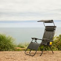 Reposera Zero Gravity Zen Canopy con Techo Plegable