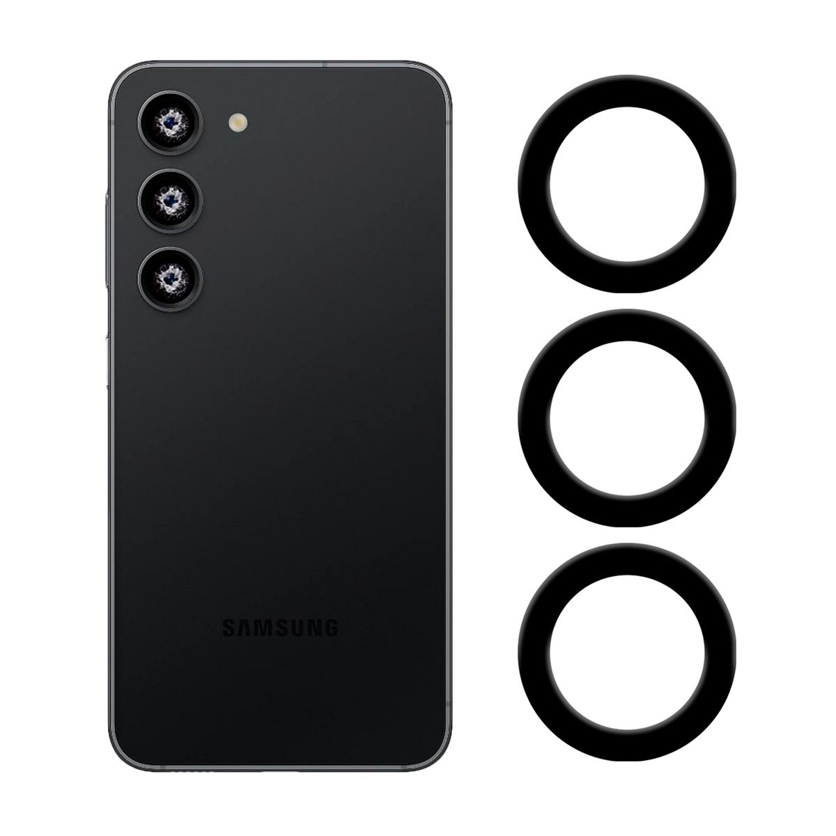 GENERICO - Vidrio de Camara Trasera Compatible con Samsung S23